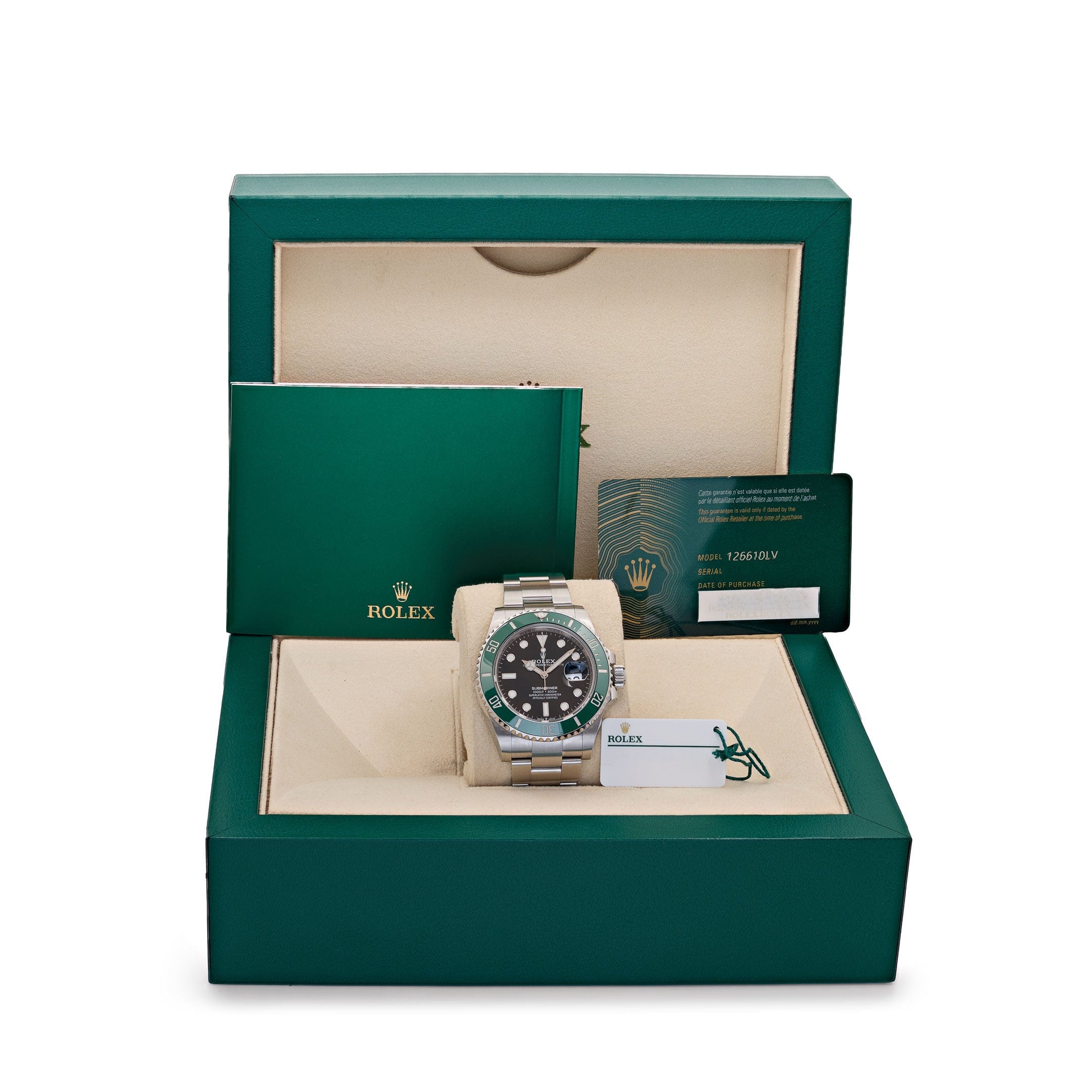 Rolex Submariner Date 126610LV 'Starbucks MK1' Stainless Steel Black Dial (2023)